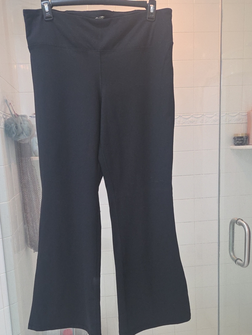 Avia Black Boot-Cut Flare Yoga Pants